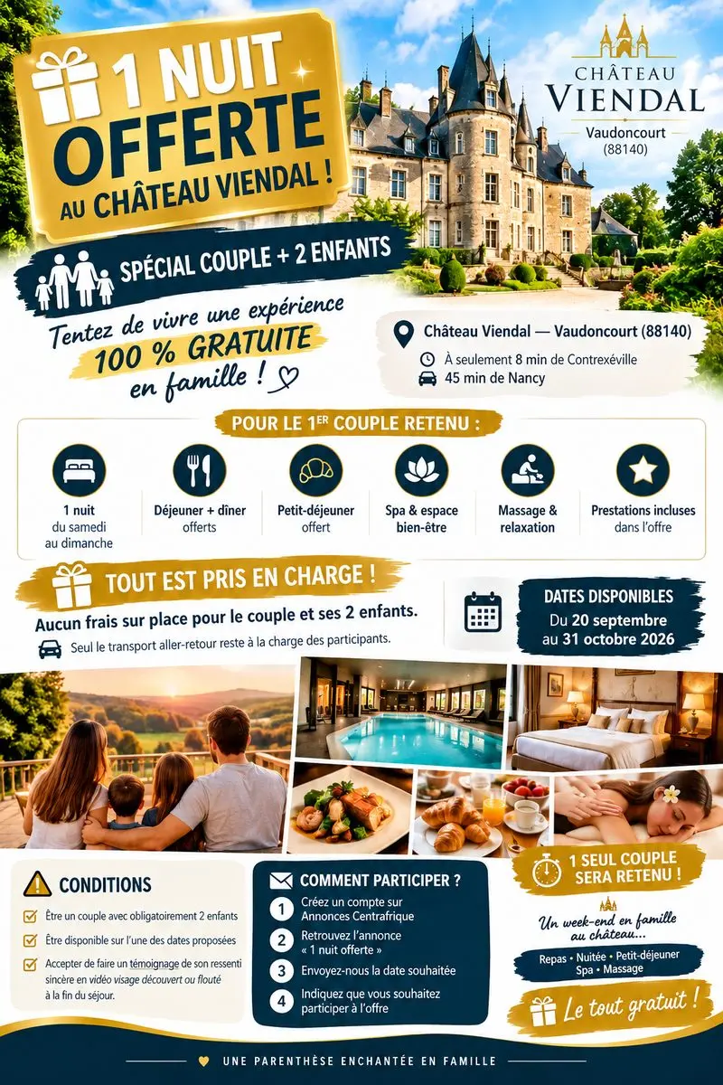 Un Week-End De Rêve En Famille Au Château »